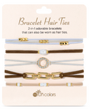 My Fun Colors 26 BT-100xx Bracelet Hair Tie Set of 5 - 12 Styles