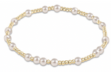 eNewton Design 26 BEXHOPUNWPEx Extends Hope Unwritten Pearl Bracelet - 4 Sizes
