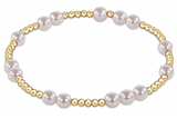 eNewton Design 26 BEXHOPUNWPEx Extends Hope Unwritten Pearl Bracelet - 4 Sizes