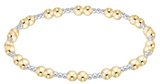 eNewton Design 26 BTOGMXMx Together Mixed Metal Bracelet - 3 Sizes