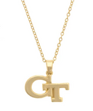 Canvas Jewelry 26 24109N-xx 24K Gold Plated Pendant Necklace - 2 Schools