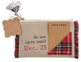 Mud Pie MP 41180023xx Zipper Gift Pouch - 4 Styles