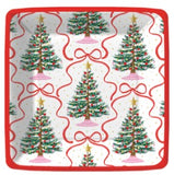 Design Design 26 630-12xx Paper Dessert Plate, Bow-Tied Holiday - 2 Styles
