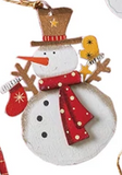 Transpac 26 Y6676x Plywood Christmas Ornaments - 24 Styles