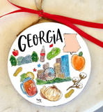 Happy by Rachel 26 ORN-xx Wood and Enamel Ornament - 10 Styles