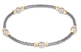 eNewton Design 26 BHOPPURPPExx Hope Purpose Pearl Bracelet - 5 Styles