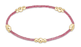 eNewton Design 26 BHOPPURPGxx Hope Purpose Gold Bracelet - 9 Colors