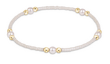 eNewton Design 26 BHOPPURPPExx Hope Purpose Pearl Bracelet - 5 Styles
