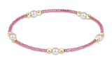 eNewton Design 26 BHOPPURPPExx Hope Purpose Pearl Bracelet - 5 Styles