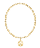 eNewton Design 26 BCLG3xx Classic Gold 3mm Bracelet - 17 Styles
