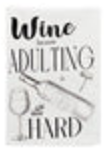 Wing Tai Trading WTT DAQ34192xx White Wine Tea Towels - 3 Styles