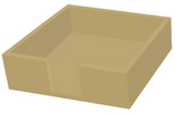 Paperproducts Design 26 8500xx Cocktail Napkin Wood Caddy - 5 Styles