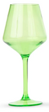 Pop Design 26 STEMMED-JEWELxx Unbreakable Acrylic Stemmed Wine Glasses, 17oz