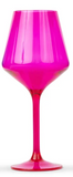 Pop Design 26 STEMMED-JEWELxx Unbreakable Acrylic Stemmed Wine Glasses, 17oz