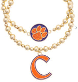 Canvas Jewelry 26 27504B-xx Ball Bead Bracelet Set of 2 - 3 Schools