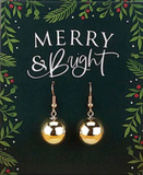 Transpac 26 TC03834x Christmas Ornament Earrings - 3 Colors