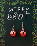 Transpac 26 TC03834x Christmas Ornament Earrings - 3 Colors