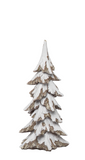 Transpac 26 TC0075x Resin Snowy Tree Decor - 2 Sizes