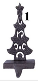 Transpac 26 Y2579x Metal Christmas Tree Stocking Holder - 3 Styles