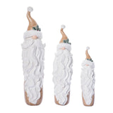 Transpac 26 TC02787x Resin Santa Statuettes - 3 Sizes