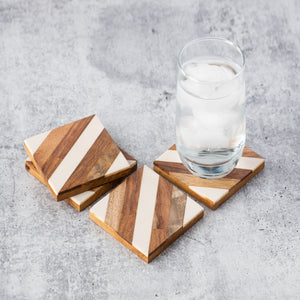 VIP Home & Garden VIP TE00160 Striped Coasters