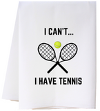 Cora & Pate 22FSTCUSTxx Tennis Tea Towel - 4 Styles