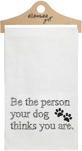 Ellembee Home EBH W052 Be The Person White Tea Towel