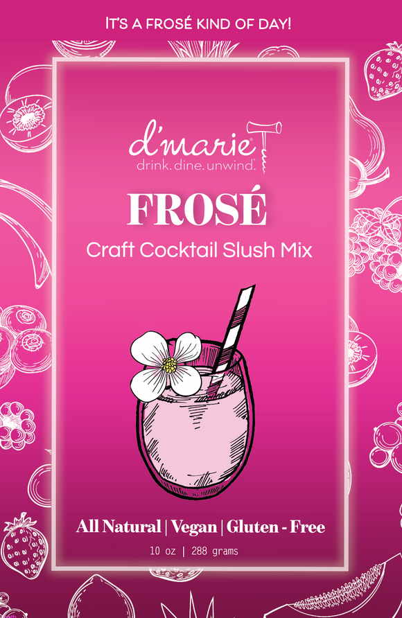 d'Marie Inc DI WB02 Frosé Cocktail Slush Mix 10oz