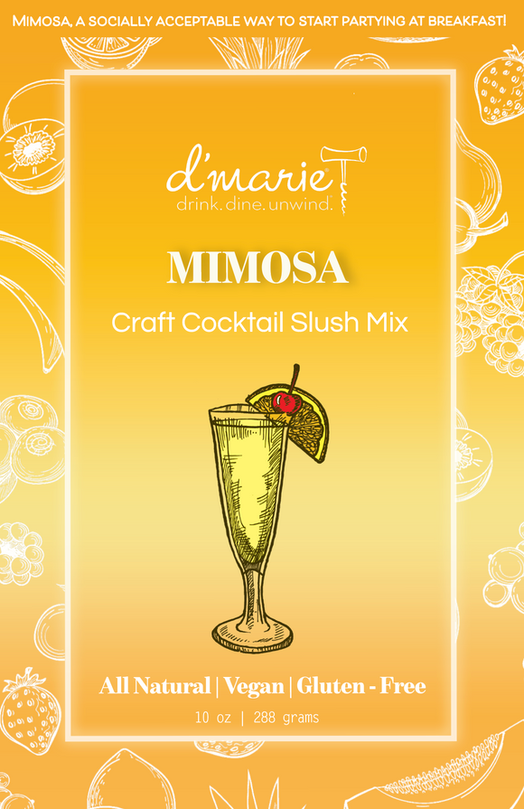 d'Marie Inc DI WB03 Mimosa Cocktail Slush Mix 10oz