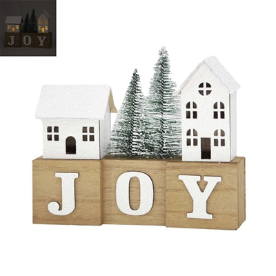 Wing Tai Trading WTT WXF59765 Lighted Joy Houses/Trees Stand