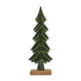 Wing Tai Trading WTT WXI43593-xx Wood and Green Enamel Tree - 2 Sizes