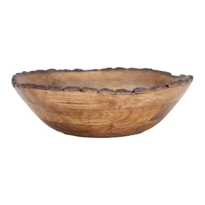 Wing Tai Trading Live Edge Mango Wood Fruit Bowl