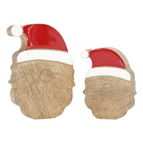 Wing Tai Trading WTT WXI59569x Mango Wood Santa Face - 2 Sizes