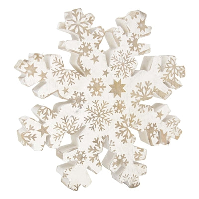 Wing Tai Trading WTT WXI59950 Snowflake Engraved Snowflake Block