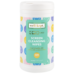 Well-Kept WK All Smiles Screen/Eyeglass Cleansing Towelette Canister