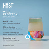 True Brands 26 10236 HOST Wine Freeze XL Cooling Cup - Unicorn