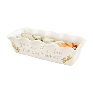 Mud Pie MP 48010103 Gather Daily Bread Baker & Towel Set