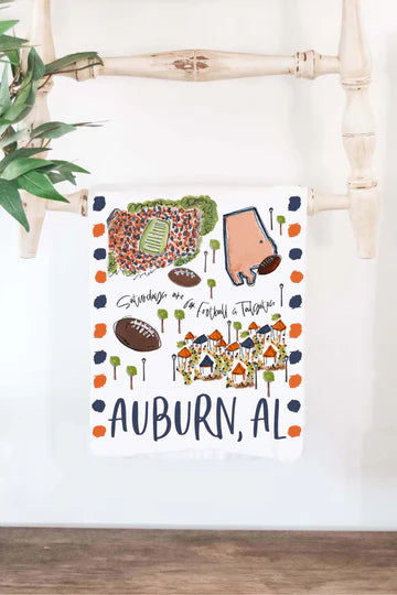 Happy by Rachel, Ilc HBR Auburn, AL Towel