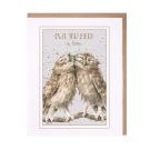 WRENDALE DESIGNS WD AWW007 LOVE OWL CARD - SINGLE CARD