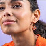 Ink + Alloy IA CBER250xx Blossom Four Petal Flower Drop Earrings - 4 Colors
