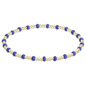 ENEWTON DESIGN ED BGDHOPGSINB GAMEDAY HOPE GOLD SINCERITY BRACELET - BLUE