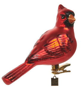 Raz Imports Eric Cortina Collection Cardinal Clip-On Ornament