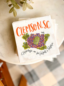 Happy by Rachel, Ilc HBR Clemson, SC Tailgate Lunchsize Napkins