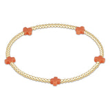 eNewton Design 26 BSCSM2Gxx Signature Cross Small 2mm Gold Bracelet - 15 Styles