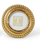 Two's Company TC 54990x Beaded Texture Gold Photo Frames - 4 Styles