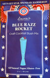 d'Marie Inc DI USA3 Blue Razz Rocket Cocktail Slush Mix 10oz