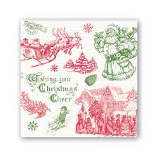 MICHEL DESIGN WORKS MDW 817396 IT'S CHRISTMASTIME LUNCHEON NAPKIN