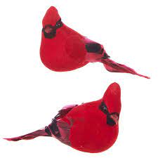 Raz Imports RI 4053321 5.5" Clip On Cardinal Ornaments