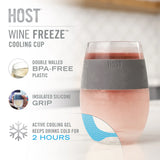 True Brands 26 1043 HOST Wine Freeze Cooling Cup - Marble