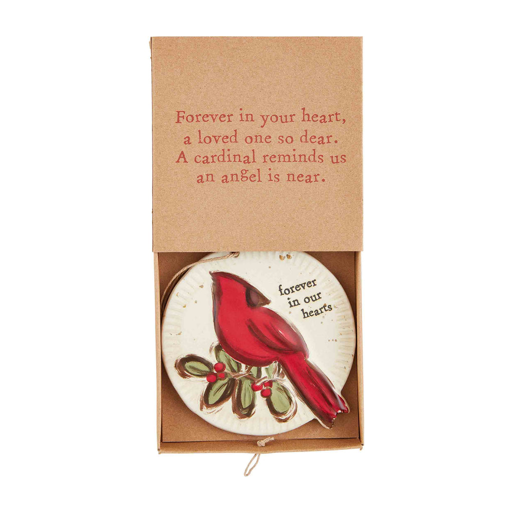 Mud Pie Cardinal Disc Ornament - Thumbnail 4